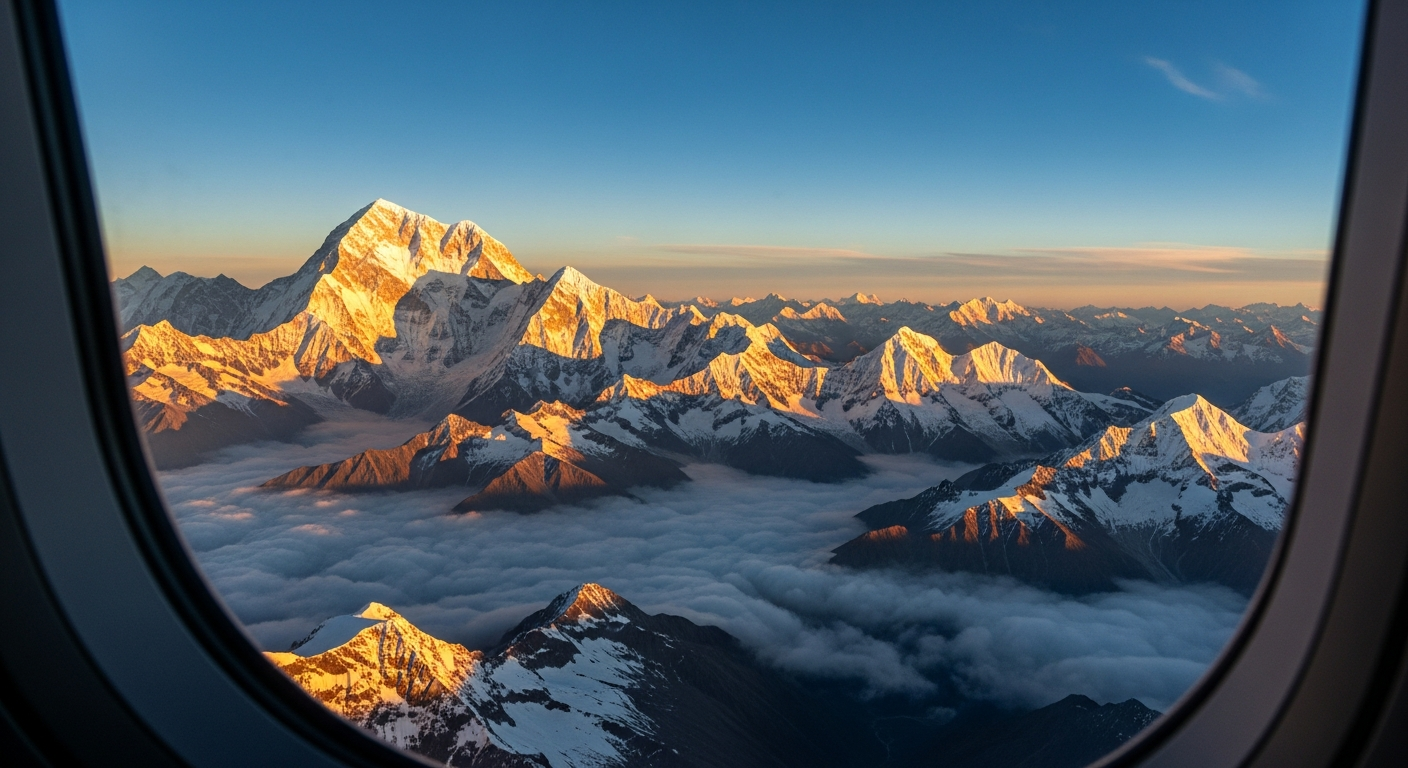 Everest Mountain Flight from Kathmandu